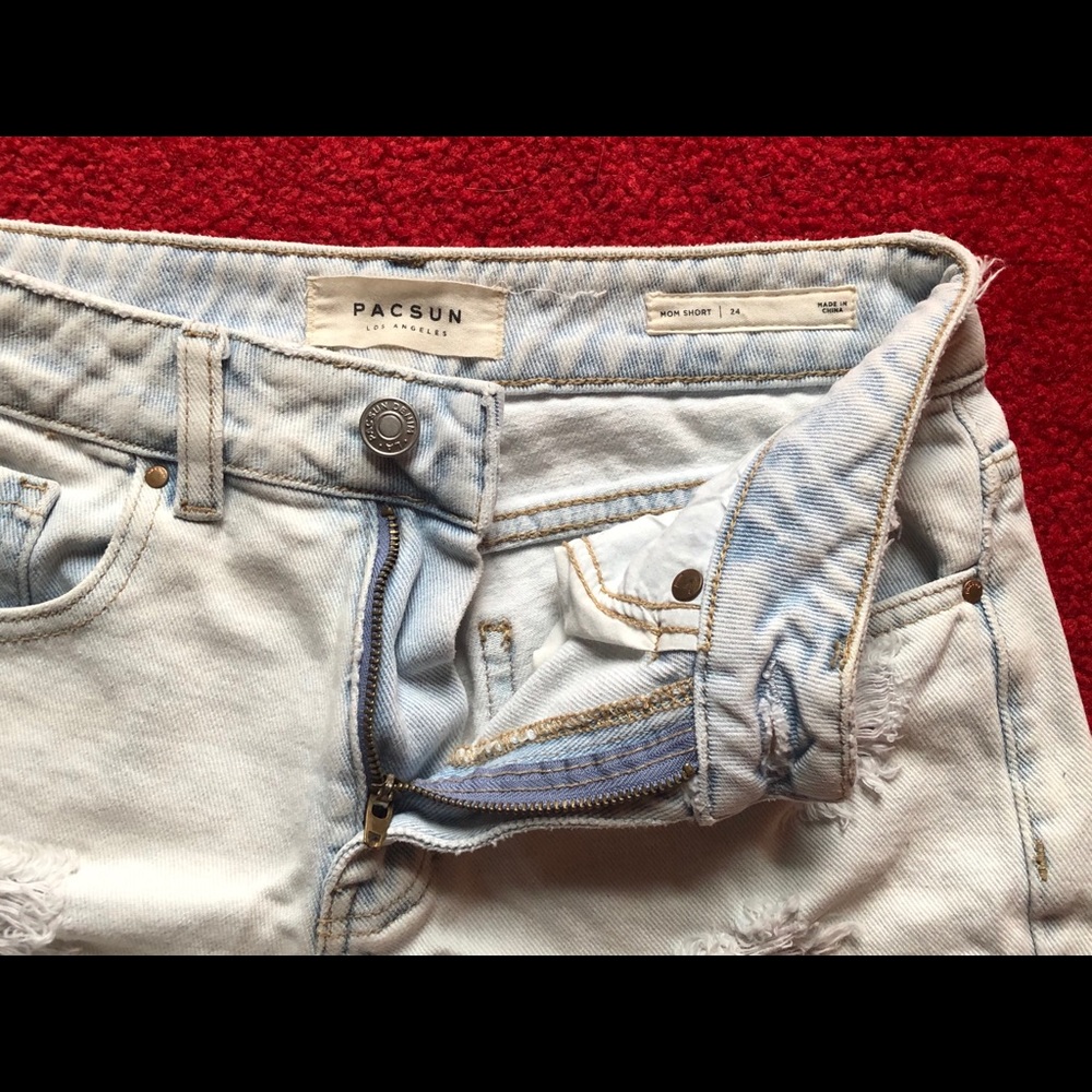 PacSun High Rise Jean Shorts - Picture 3 of 3